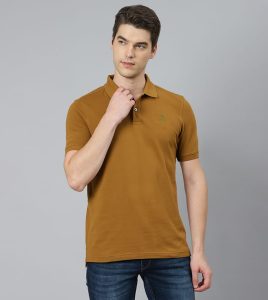 Solid Short Sleeve Polo T-Shirt